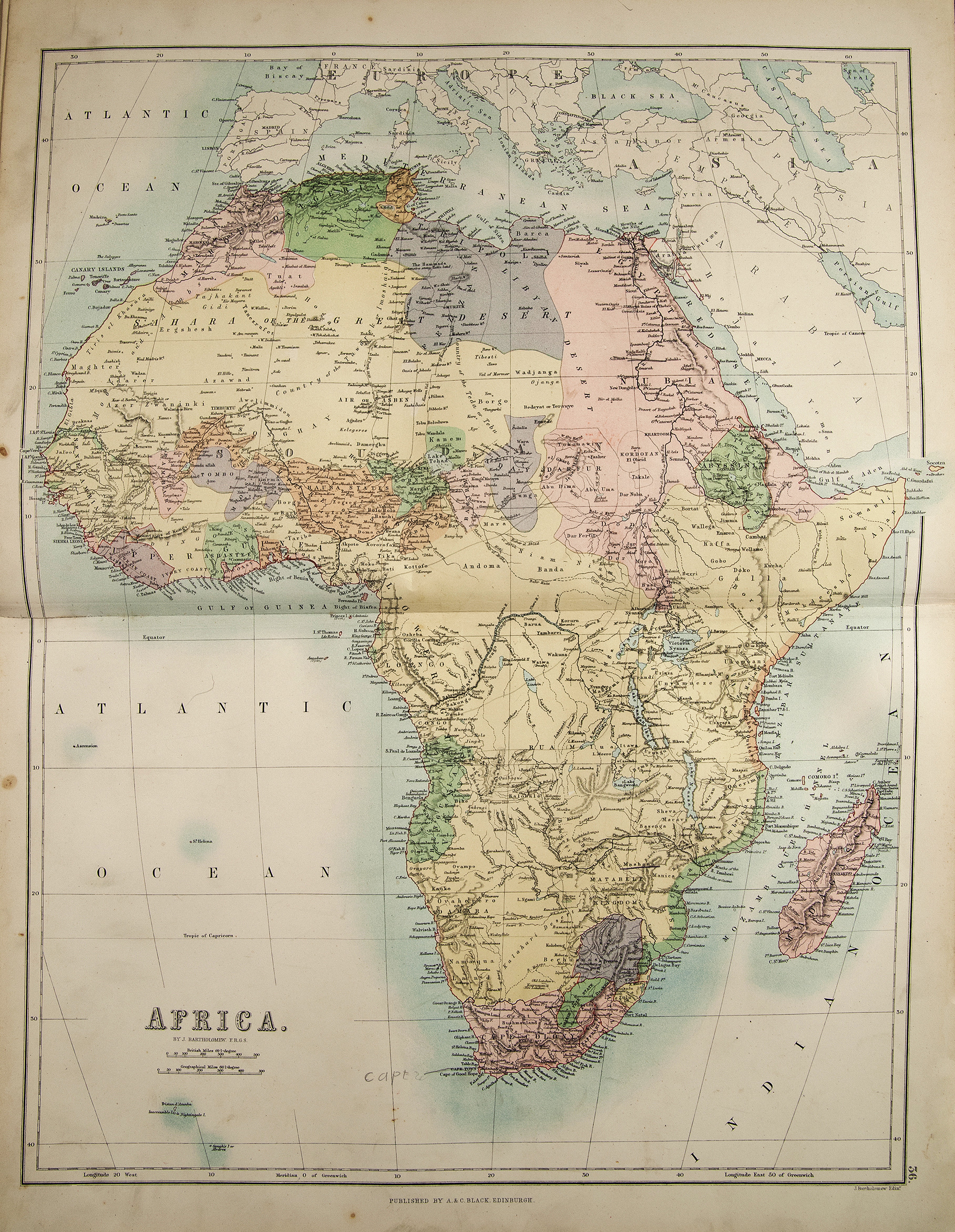 The 1885 European Geopolitical Division Of Africa Mapping Place Exhibit